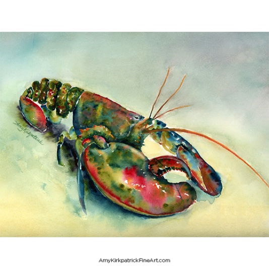 0292  •  PAINTED LOBSTER  •  Sold