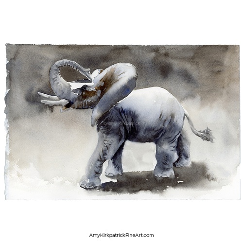 0419  •  ELEPHANT STUDY IN LIGHT
Sold